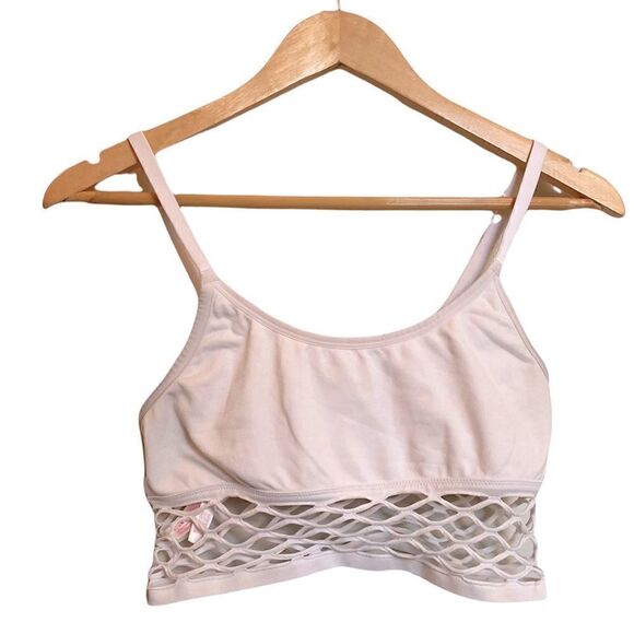 Victoria Secret PINK Bralette Bra White Size Large - Picture 1 of 4